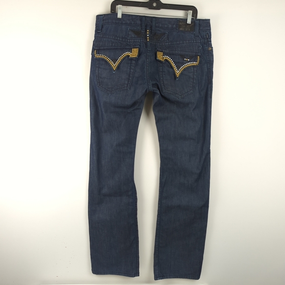 Robin's Jeans | Jeans | Robbins Jeans Dark With Studded Pocket Flaps ...